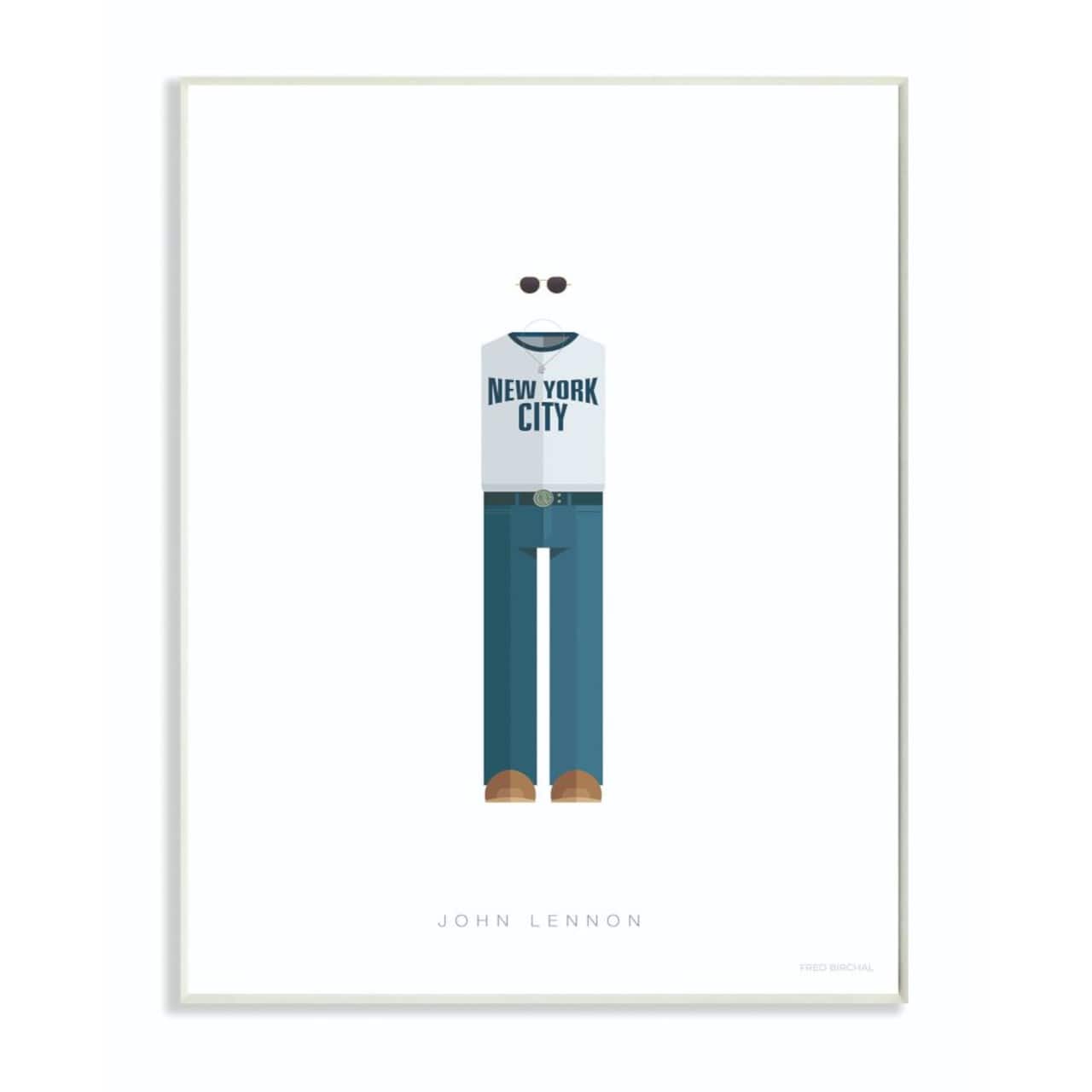 Stupell Industries John Lennon Fashion Design Wall Art